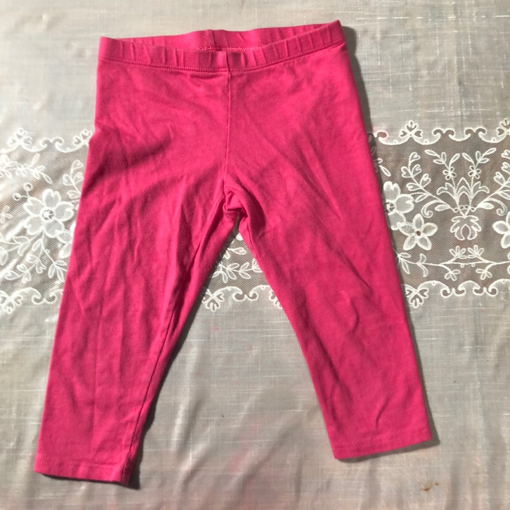 1 Pair of Pink Capris and 1 Pair of Pink Pants